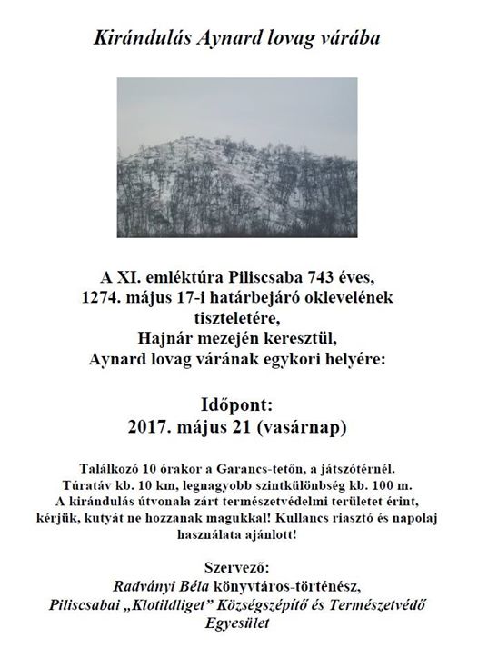 Kirándulás Aynard lovag várába