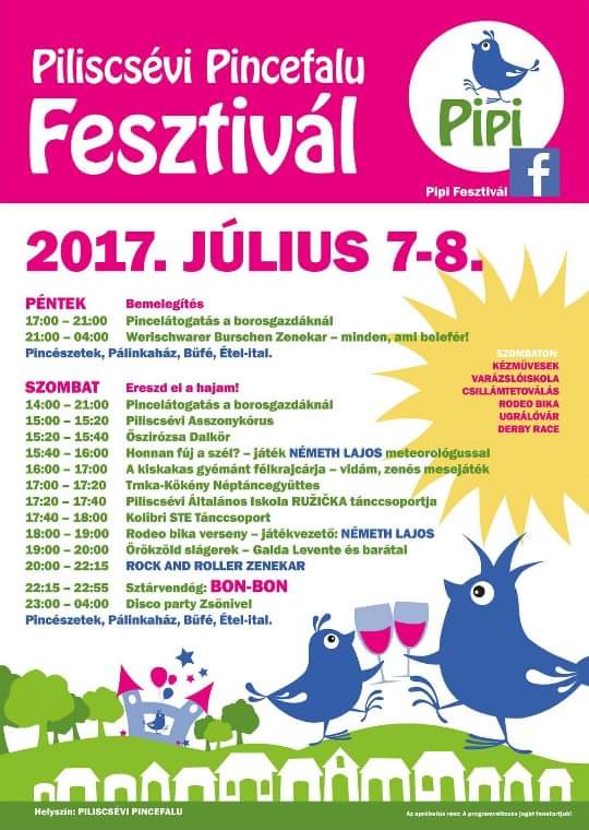 Hétvégén vár a Piliscsévi Pincefalu Fesztivál (+részletes program)