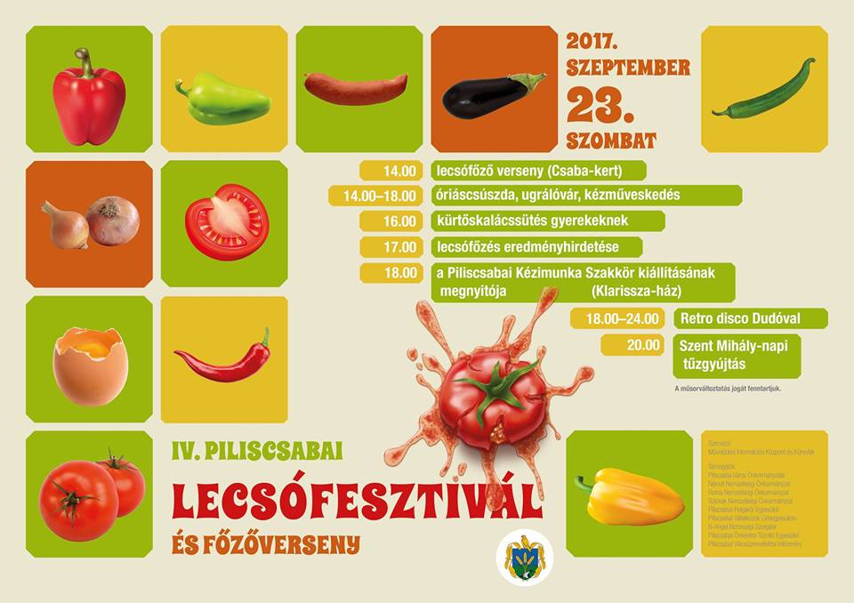 Piliscsabai Lecsófesztivál és Főzőverseny – Csapatok jelentkezését várják!